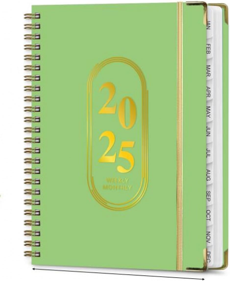 Monthly Planner Jan 2025 Dec 2025 Office Calendar for 12 Monthes 8.5