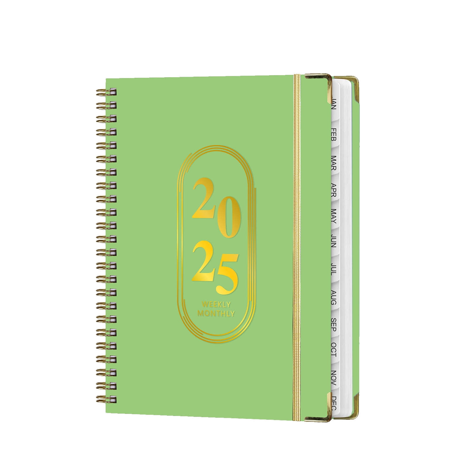 Monthly Planner Jan 2025 Dec 2025 Office Calendar for 12 Monthes Time