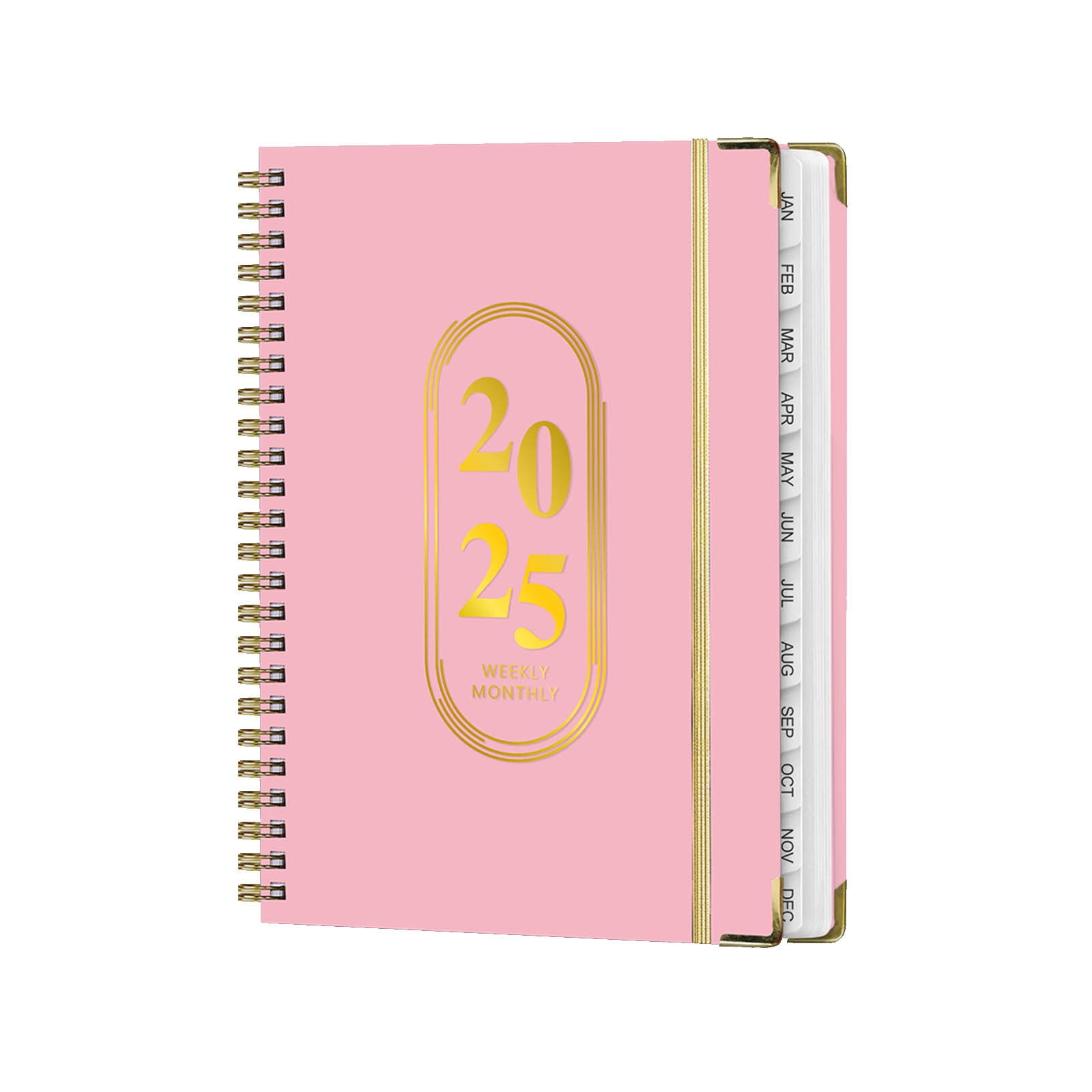 Monthly Planner Jan 2025 Dec 2025 Office Calendar for 12 Monthes Time