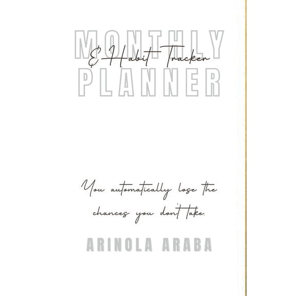 Monthly and Weekly Planner with Habit Tracker: Creative Undated 12 Month Planner and Habit Tracker (Paperback)