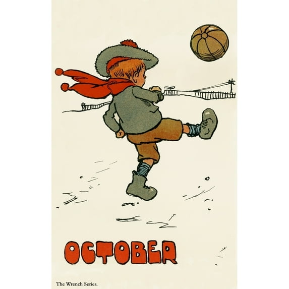 Months Of The Year - October Poster Print By Mary Evans Peter And Dawn Cope Collection (18 X 24)