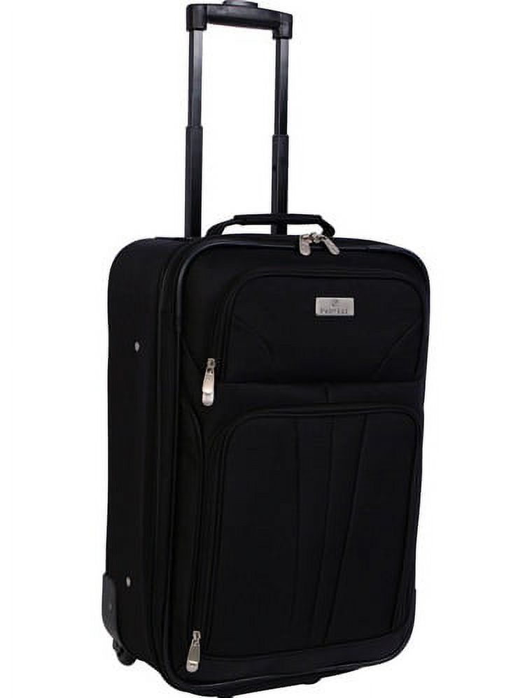 Monticello 21 Upright Carry-On Luggage, Black - image 1 of 1