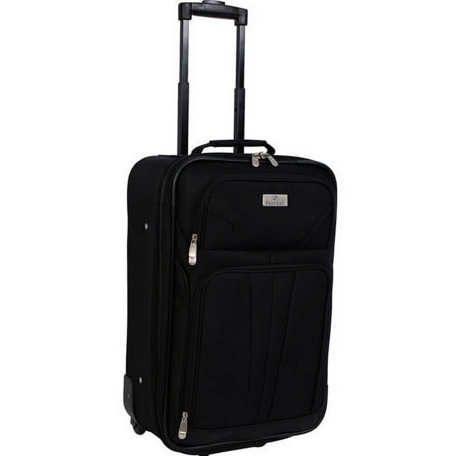 Monticello 21 Upright Carry-On Luggage, Black