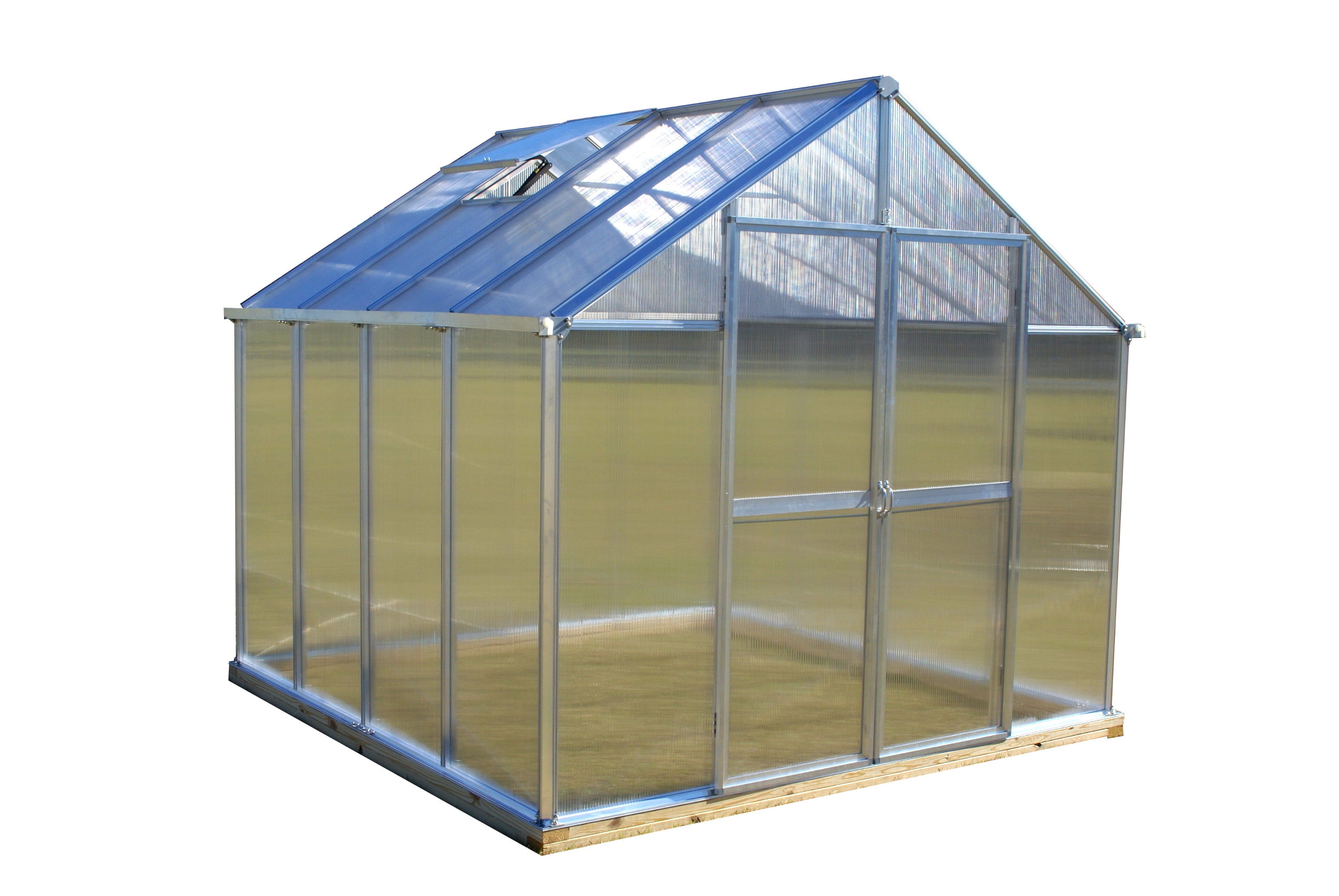 Monticello 8FT x 8FT Aluminum Greenhouse