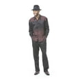 thumbnail image 1 of Montique Chocolote Color 2 Piece Men's Walking Suit Weaved Design Long Sleeve Shirt 1955, 1 of 1