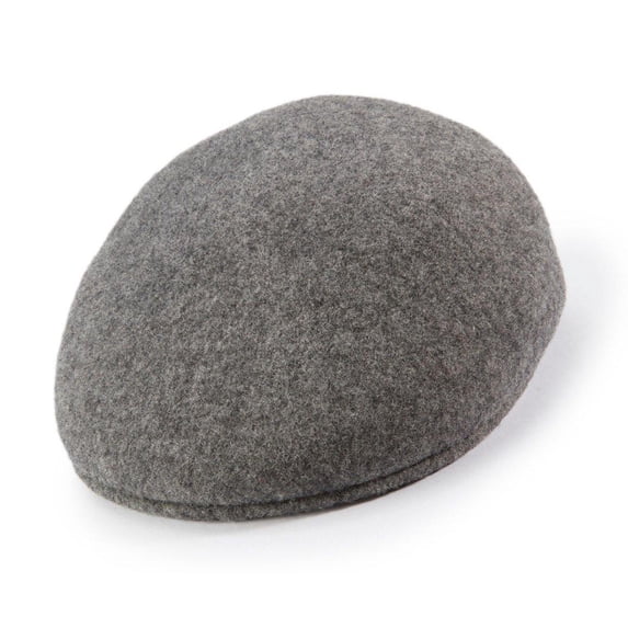 Montique Men's Grey Color Ascot Wool Felt Hat H-71