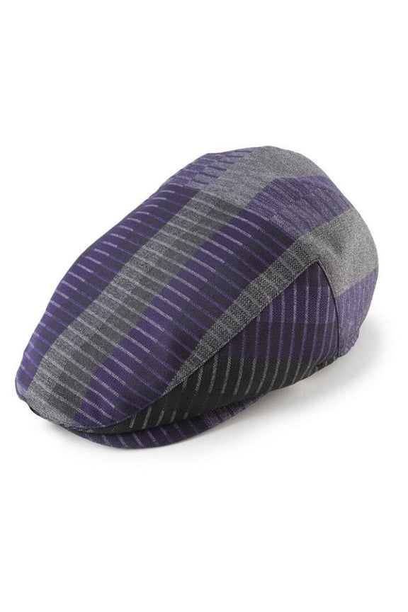 Montique Men's Purple Newsboy Ivy Cap H1822