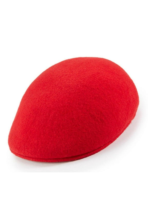 Montique Men's Red Color Ascot Wool Felt Hat H-71
