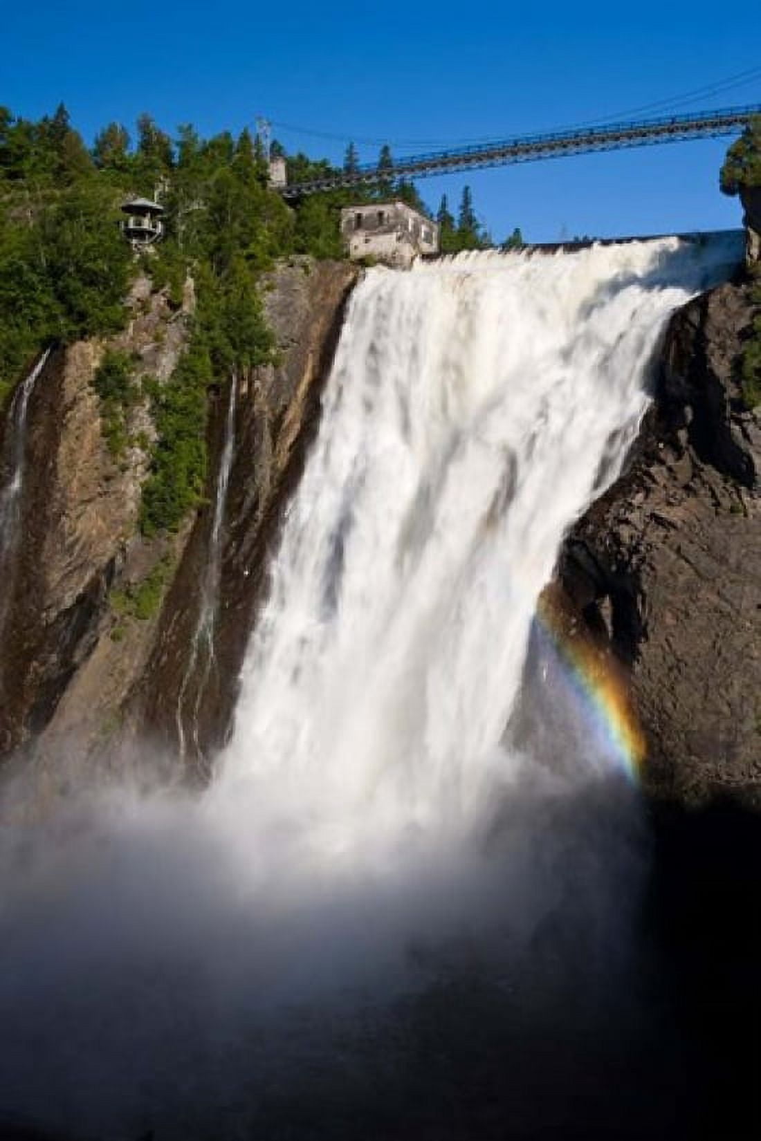 Montmorency Falls Quebec City Canvas Art - Jerry & Marcy Monkman DanitaDelimont (18 x 26)