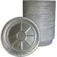 MontoPack 9 Inch Round Tin Foil Pans Disposable Aluminum Freezer