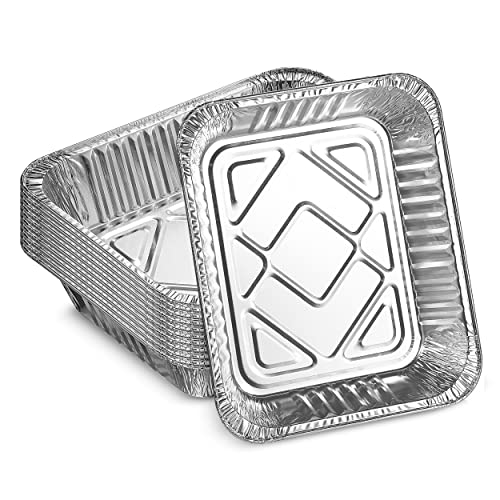 MontoPack Aluminum Foil Pans Half Size Roasting Chafing Pan Bulk 10