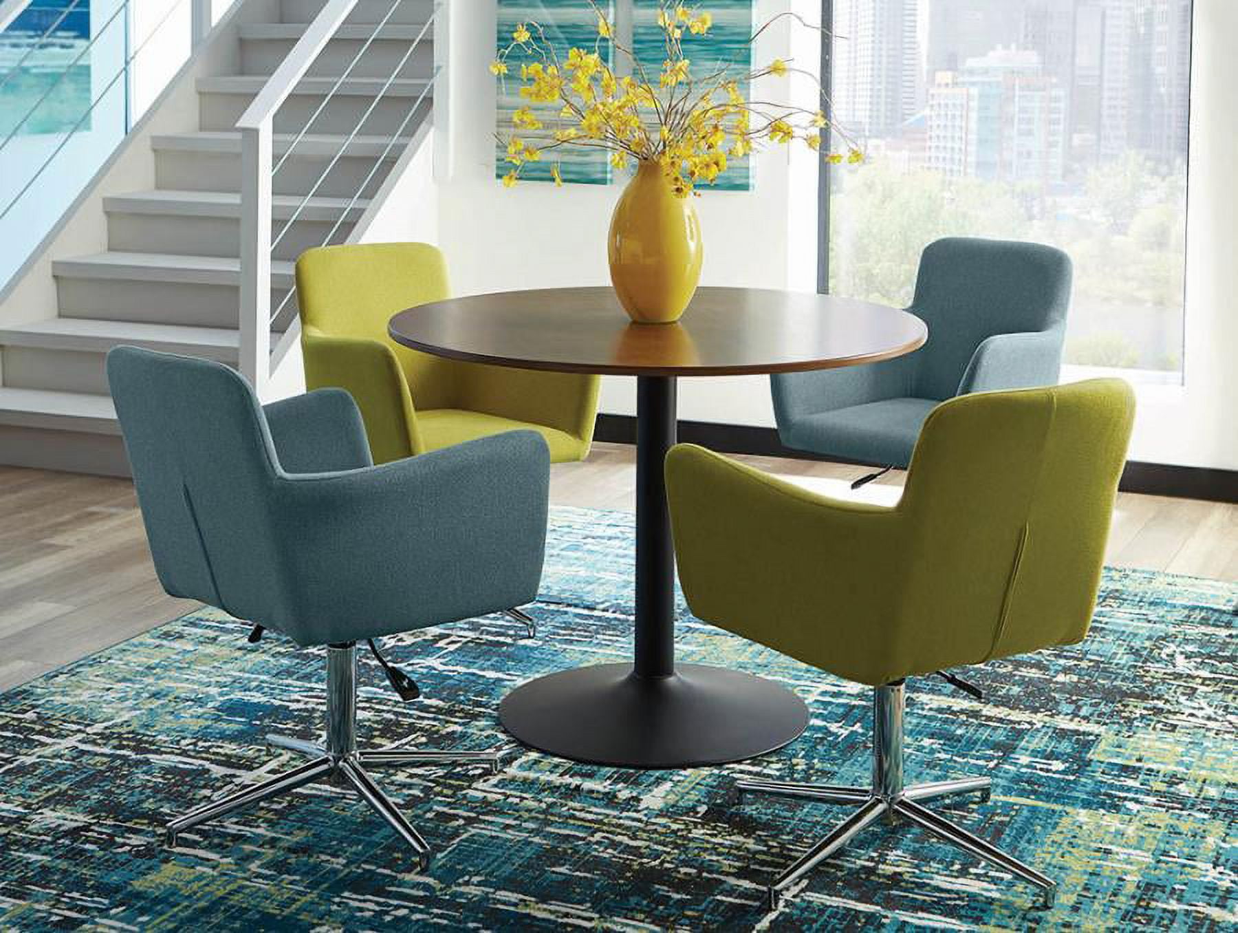 Scott Living Montoya Modern Brown Dining Table