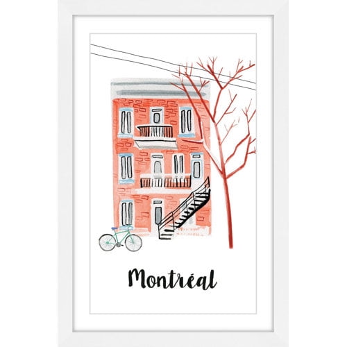"Montreal Apartment" Framed Painting Print