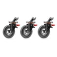 thumbnail image 1 of Shape Montreal Big Wheels, Black/Red, Set of 3, 1 of 8
