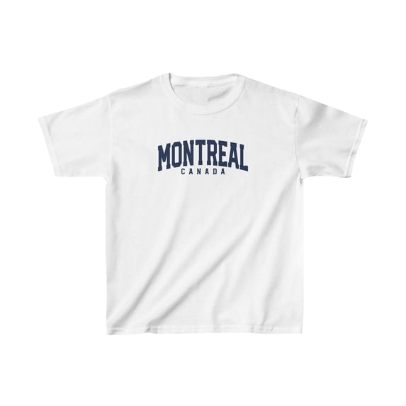 Montreal Canada Kids Shirt Gifts Youth Tee Tshirt