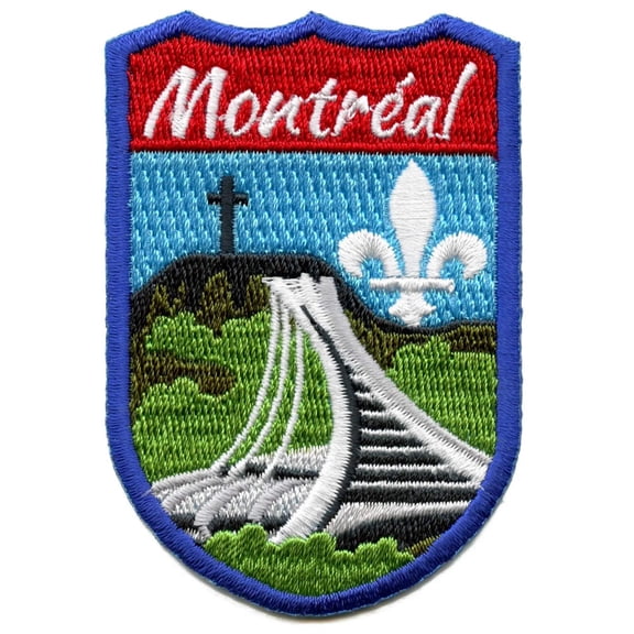 Montreal Canada Shield Embroidered Iron On Patch