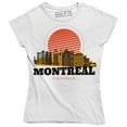 thumbnail image 1 of Montreal Canada Skyline Home City State Country Pride Women's T-Shirt, 1 of 4