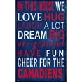 thumbnail image 1 of Montreal Canadiens 11" x 19" In This House Sign, 1 of 1