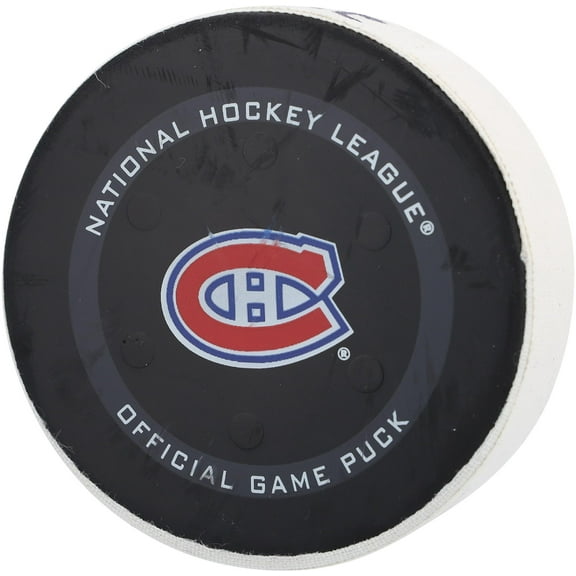 Montreal Canadiens Game-Used Puck vs. Winnipeg Jets on April 11, 2022 - Fanatics Authentic Certified
