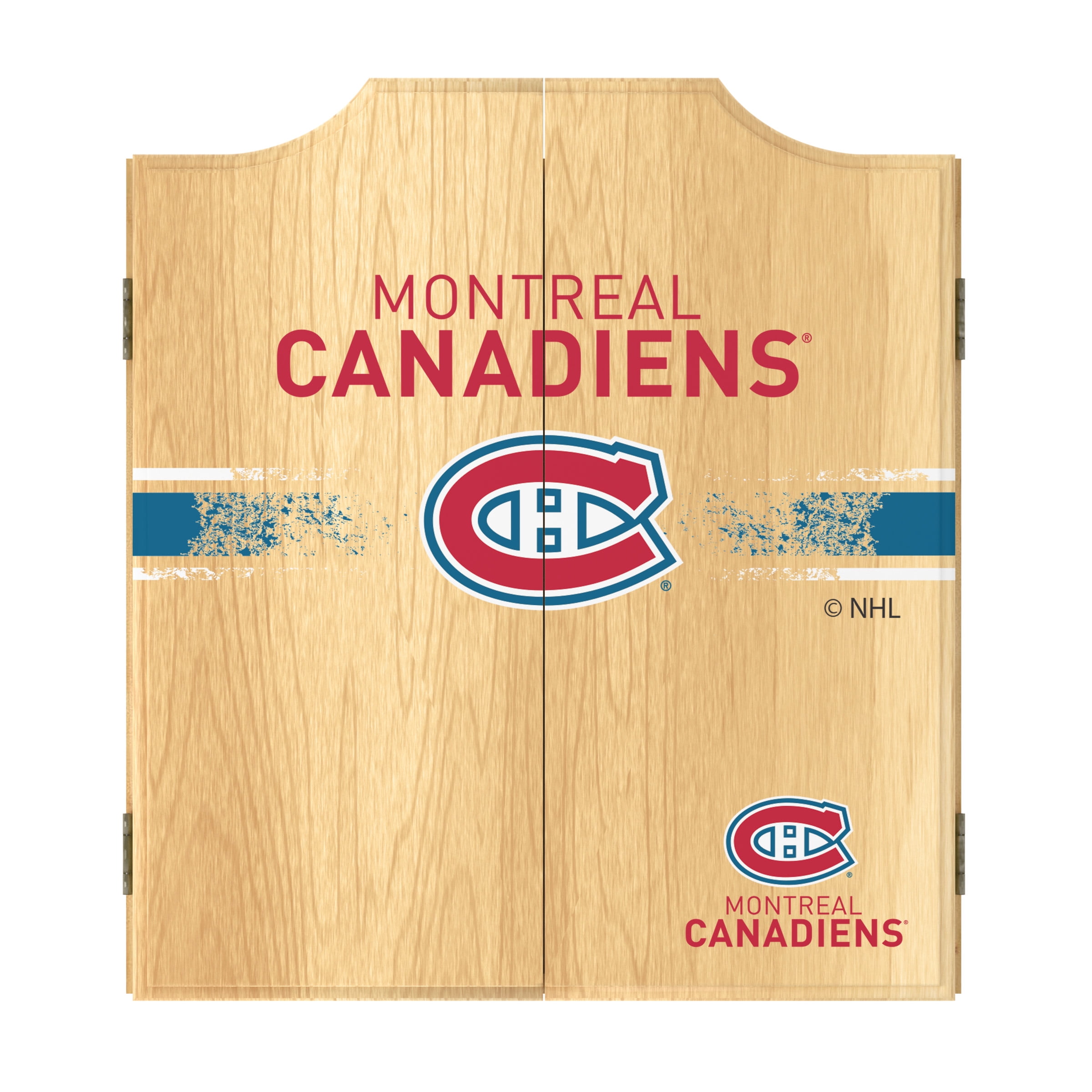 Montreal Canadiens Logo Dart Board Set with 6 Steel Tip Darts