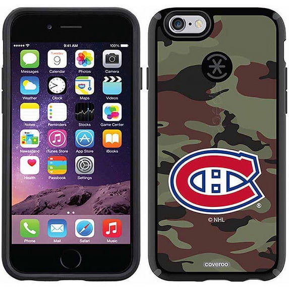 Montreal Canadiens Traditional Camo Design on Apple iPhone 6 CandyShell Case by Speck