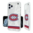 thumbnail image 1 of Montreal Canadiens iPhone Stripe Clear Ice Case, 1 of 7