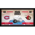 thumbnail image 1 of Montreal Canadiens vs. Ottawa Senators Framed 10" x 20" House Divided Hockey Collage, 1 of 1