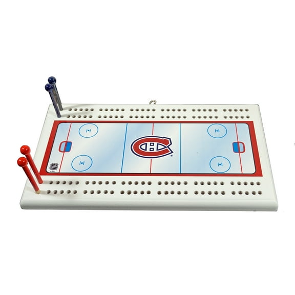 Montreal Habs Hockey Canadien's - 2 Track Cribbage Board