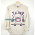 thumbnail image 1 of Montreal Hockey Sweatshirt, Montreal Hockey Fan shirt, Canadiens Hockey Sweatshirt Crewneck ,Sand Color,Size 2XL, 1 of 5