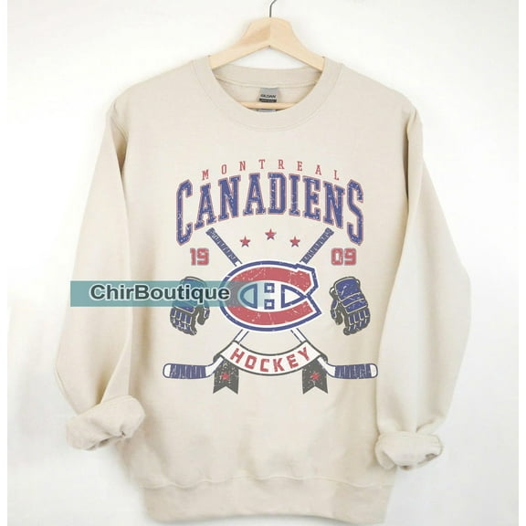 Montreal Hockey Sweatshirt, Montreal Hockey Fan shirt, Canadiens Hockey Sweatshirt Crewneck
