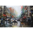 thumbnail image 1 of Montreal Rain Poster Print by Mark Lague (24 x 36), 1 of 1