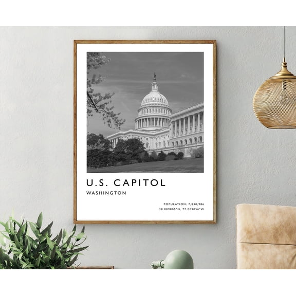 Montreal Travel Print, Canada Black And White Coordinates Poster