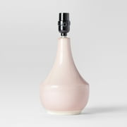 Montreal Wren Small Lamp Base Blush - Threshold: Ceramic, No Assembly, ETL Listed