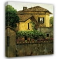 thumbnail image 1 of Montserrat Masdeu 26x31 Gallery Wrapped Canvas Wall Art Titled - Golden Villa, 1 of 4