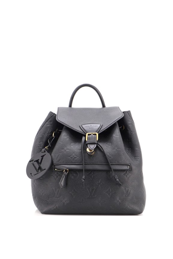 Pre-Owned Montsouris NM Backpack Monogram Empreinte Leather PM By Rebag