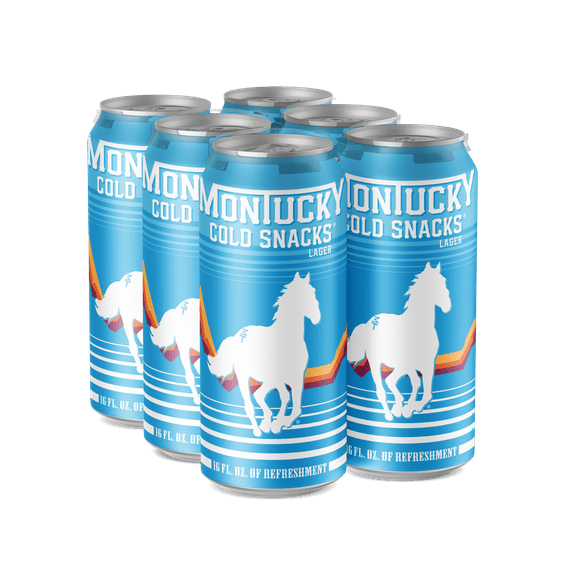 Montucky Cold Snacks American Lager 6 Pack/16 fl oz Cans 4.1% ABV
