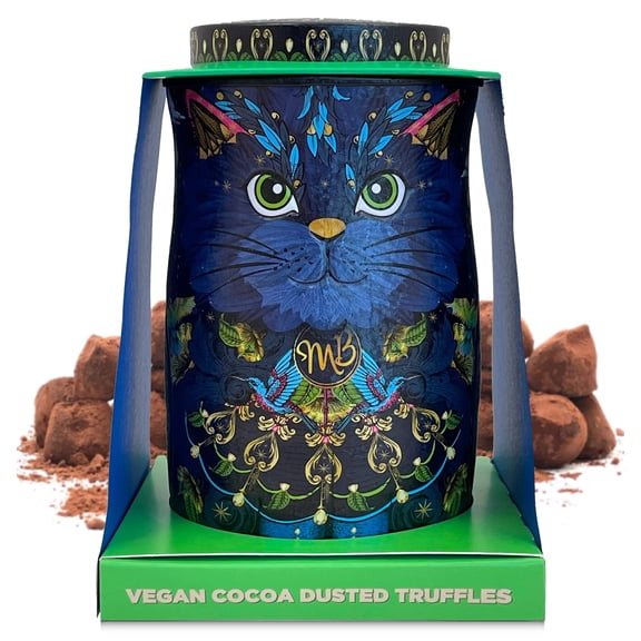 Monty Bojangles Vegan Cocoa Nib Nights Cat Tin Chocolate 135g