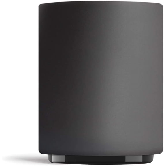 Monty Latte Art Cup 11oz - Double Wall Ceramic Mug for Cappuccino, Espresso & Barista, Stackable, Dishwasher Safe, Matte Black