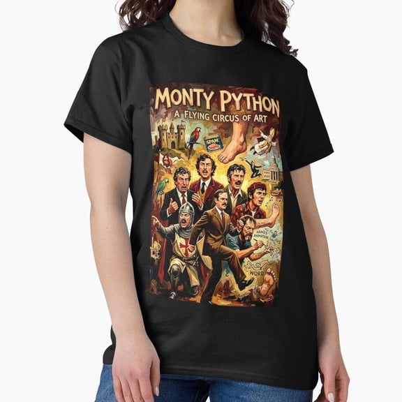Monty Python: A Flying Circus of Art G4968, for Unisex – Extended Sizes Up to 5XL