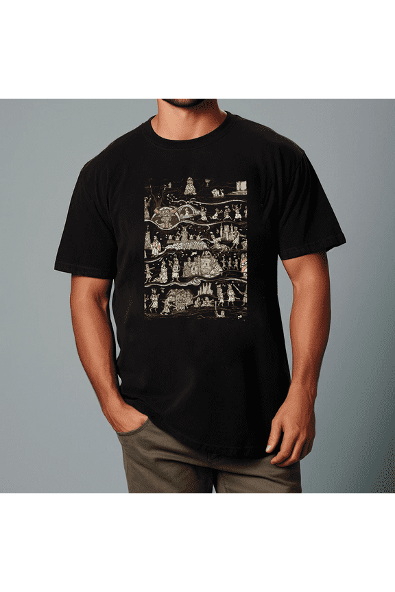 Monty Python Holy Grail Killer Rabbit Caerbannog Tapestry Art Unisex T-Shirt V80057, up to size 5XL