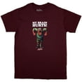 thumbnail image 1 of Monty Python Unisex T-Shirt My Brain Hurts (Maroon Red) (X-Large), 1 of 1