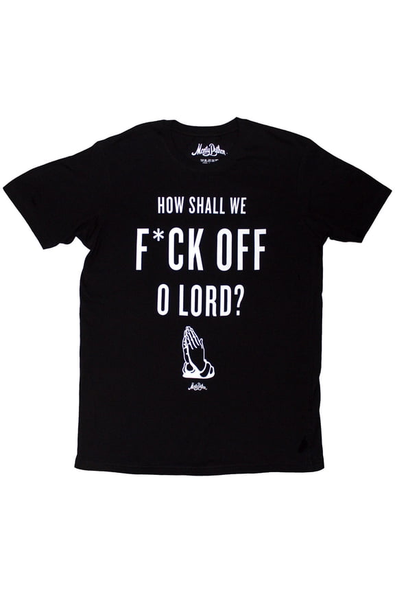 Monty Python Unisex T-Shirt F Off (Black) (Medium)