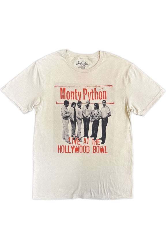 Monty Python Unisex T-Shirt Hollywood Bowl (Sand) (Medium)