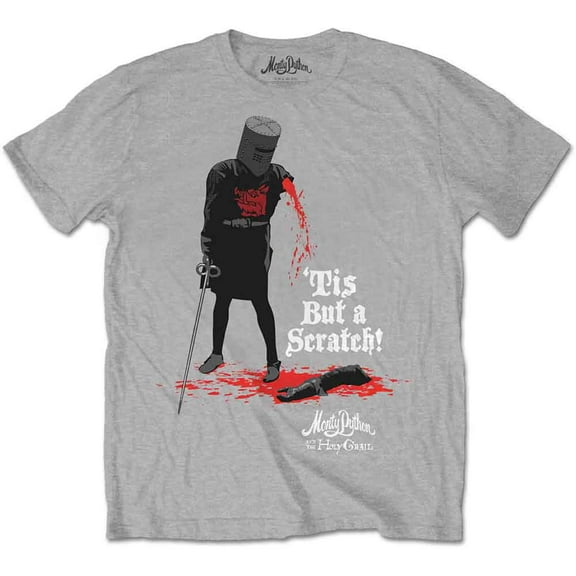 Monty Python Unisex T-Shirt Tis But A Scratch (Large)