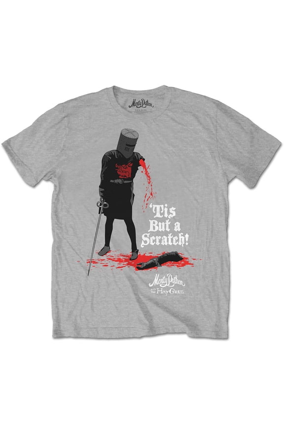Monty Python Unisex T-Shirt Tis But A Scratch (Medium)