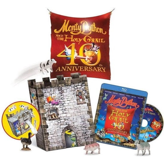 Monty Python and the Holy Grail - 40 Year Anniversary Edition Castle GiftSet [ Blu-Ray, Reg.A/B/C Import - Belgium ]