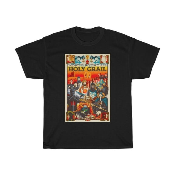 Monty Python and the Holy Grail Unisex Heavy Cotton Tee
