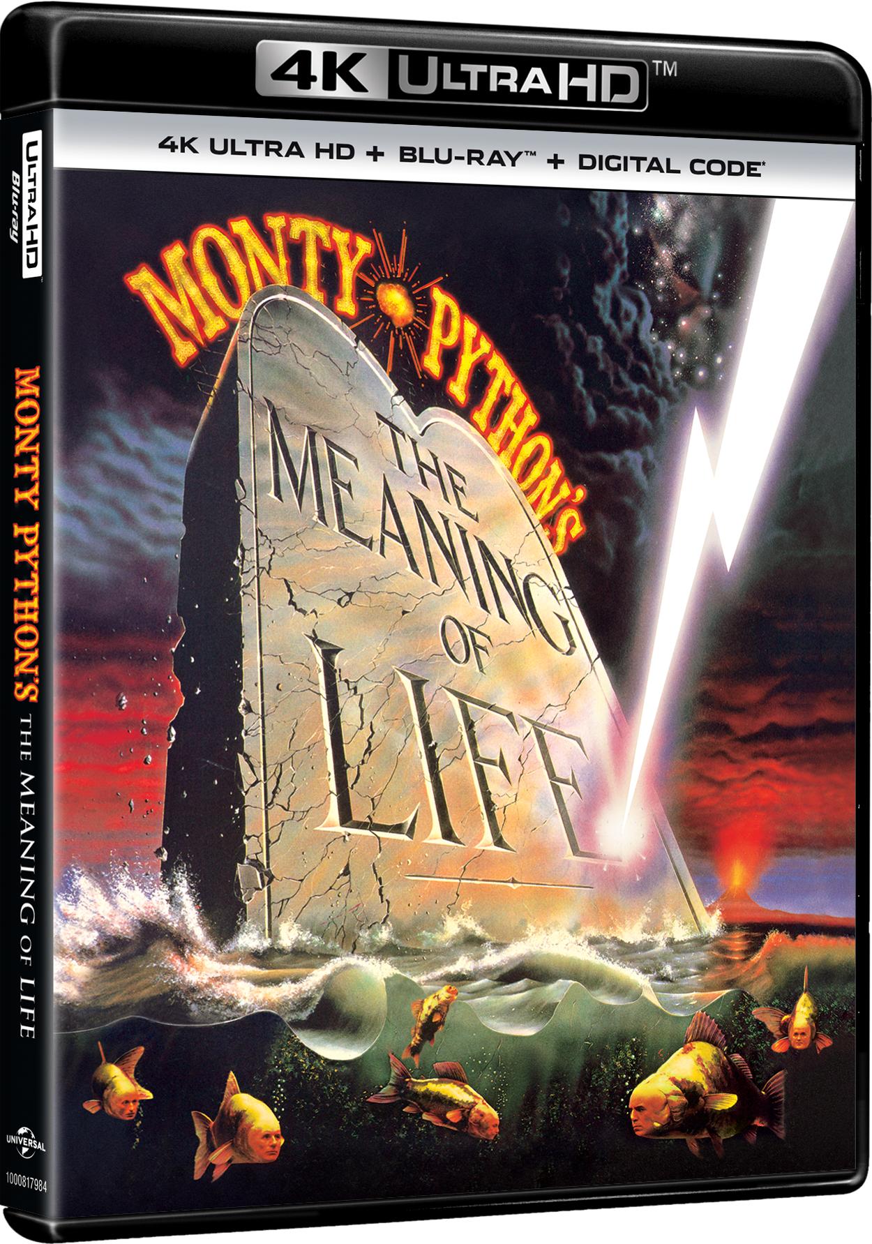 Monty Python's The Meaning Of Life 4K Ultra HD + Blu-ray – New With Slipcover 1983
