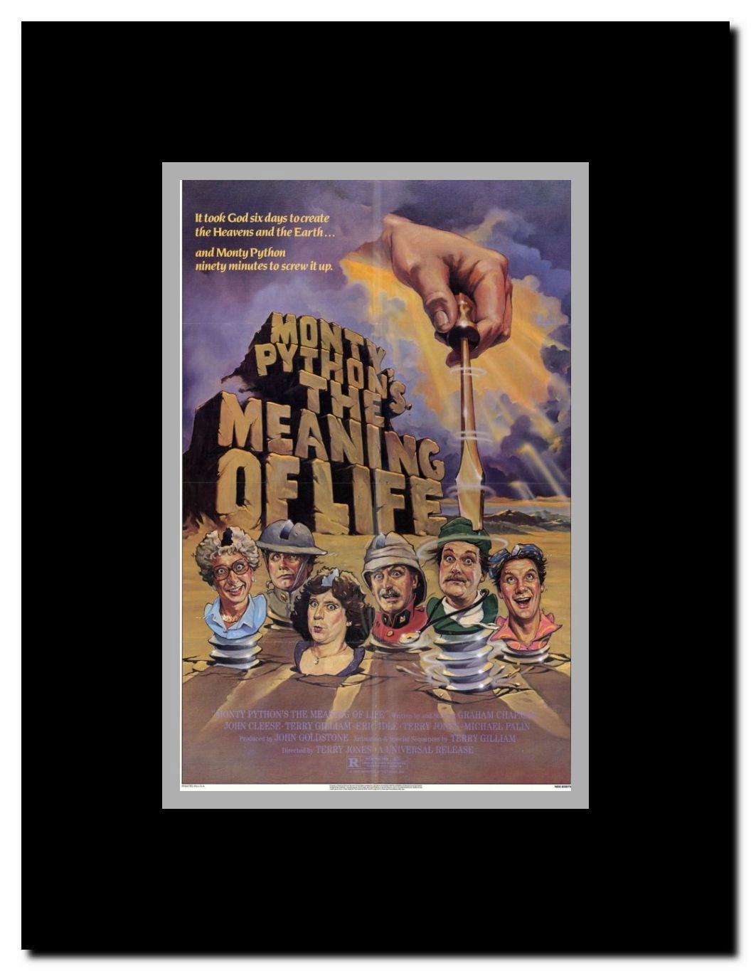 Monty Python's The Meaning of Life Framed Movie Poster