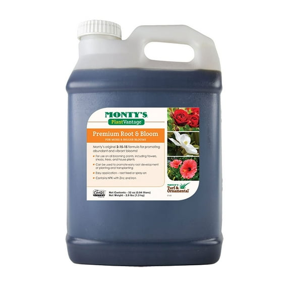 Monty's Plant Food Company PlantVantage Premium Root & Bloom Food, 32 Oz